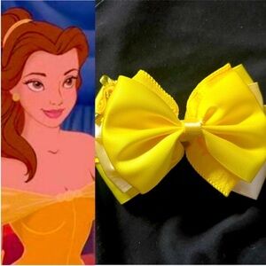 Disney Beauty & The Beast Belle Ballgown Inspired Bow